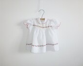 Vintage White Cherry Baby Dress