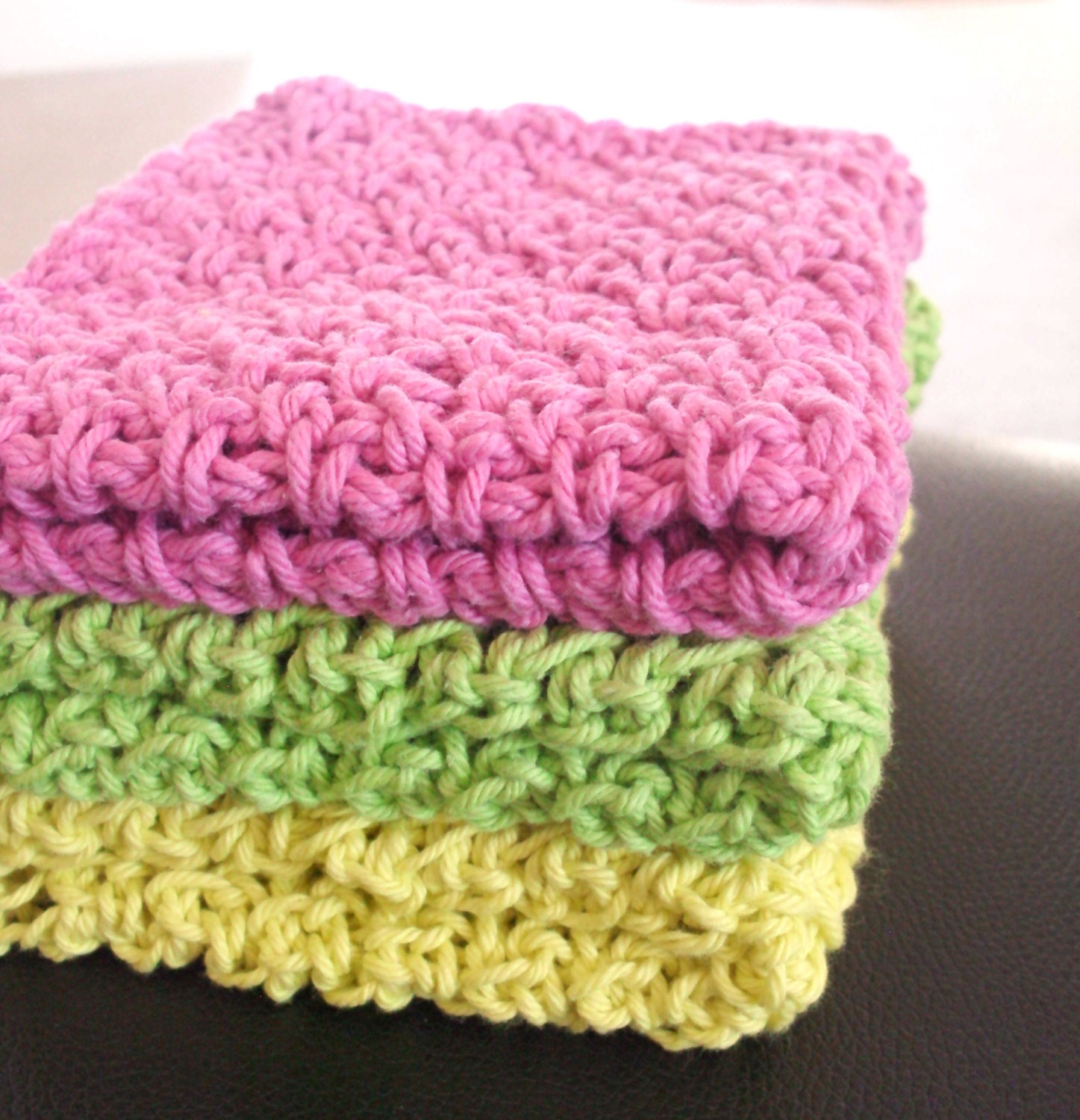 Crochet Dishcloth -  you can pick the color