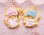 Kawaii Cabochon Baked Little Stars Cookie Cabochons Set of 4pcs