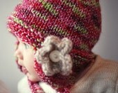Earflap Hat Knitting Pattern Baby Child and Adult sizes FREYA