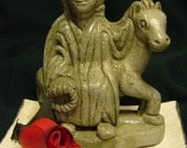 Epona - Celtic Horse Goddess - With Ancient Stone Finish