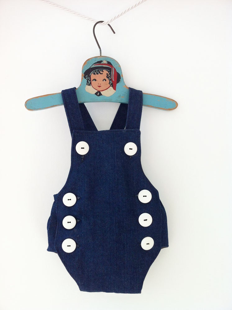 Unisex Summer Denim Romper Overalls