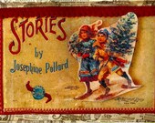 Christmas Stories - original collage on tin as seen in Somerset Studio Winter Gallery '13 use WOW50 at checkout for half off
