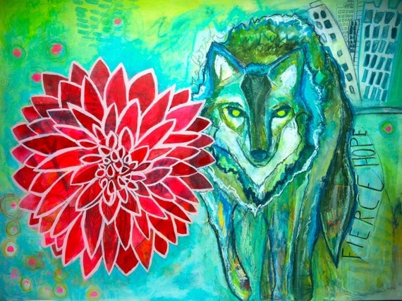 Dahlia Wolf Dignity & Integrity Fine Art Print