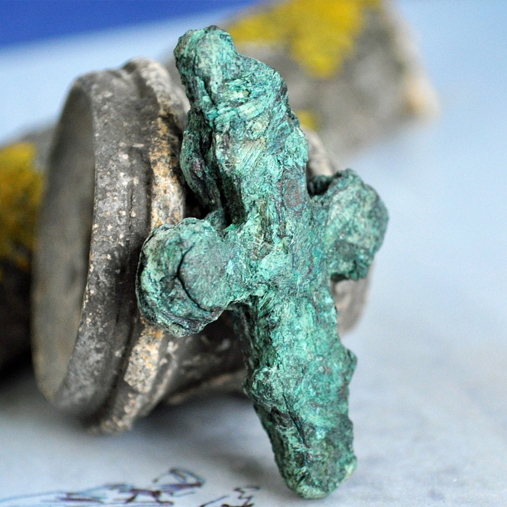 SECRET COMPARTMENT in an antique cross that got lost a long, long time ago... JEWELRY... May 54