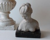 mini greco roman bather bust