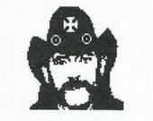 PATTERN - Lemmy Kilmister - Born to Lose - 8x10 Cross Stitch