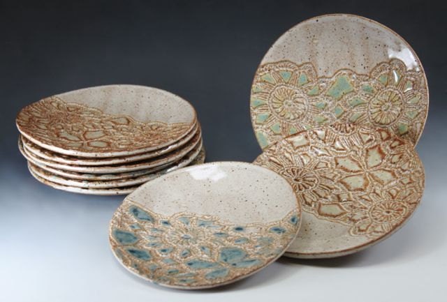 Ceramic Tapas Plates - Appetizer Plate - In Stock - Ships Now