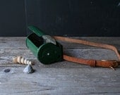 Vintage Pouch For Belt Metal Green Camping Hiking Industrial From Nowvintage on Etsy