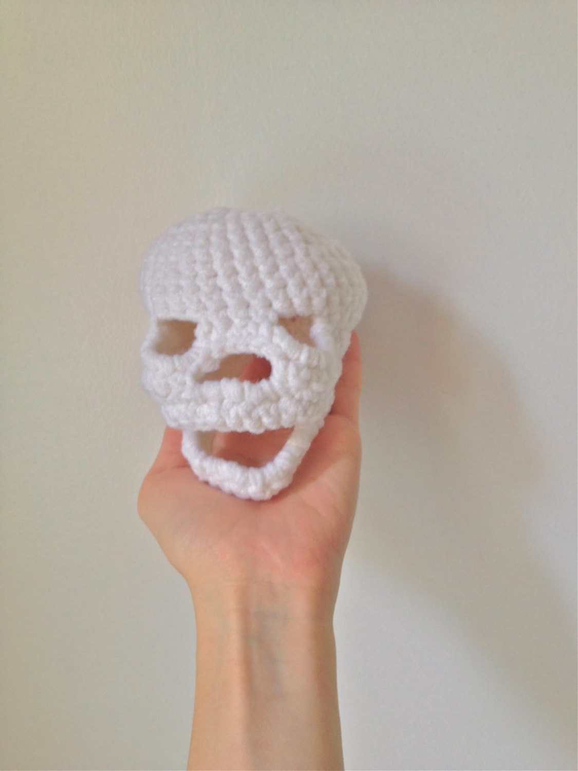 Shakespearean Crocheted Skull