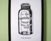 Small Print /// MASON JAR