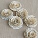 6 - Paper Roses // Vintage Book page Roses // Vintage Wedding