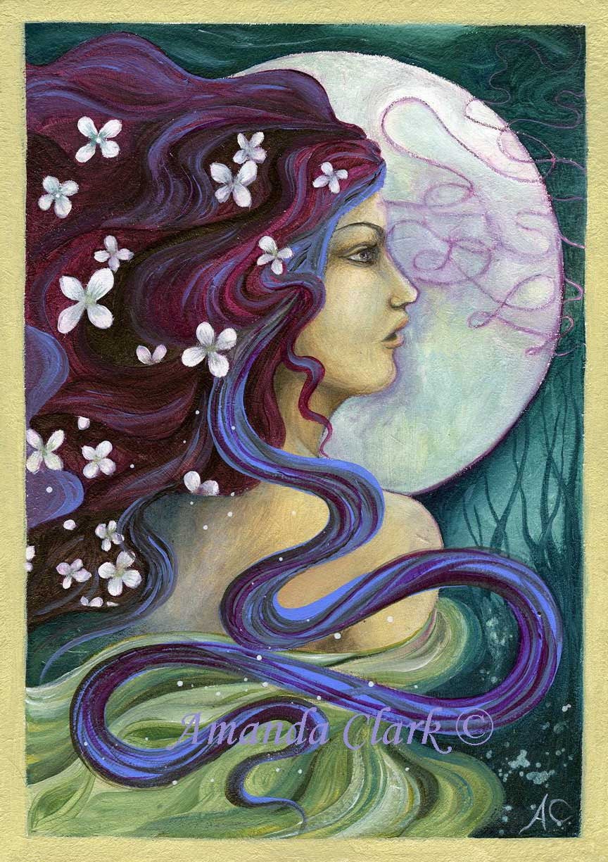 Goddess print. Cerridwen.