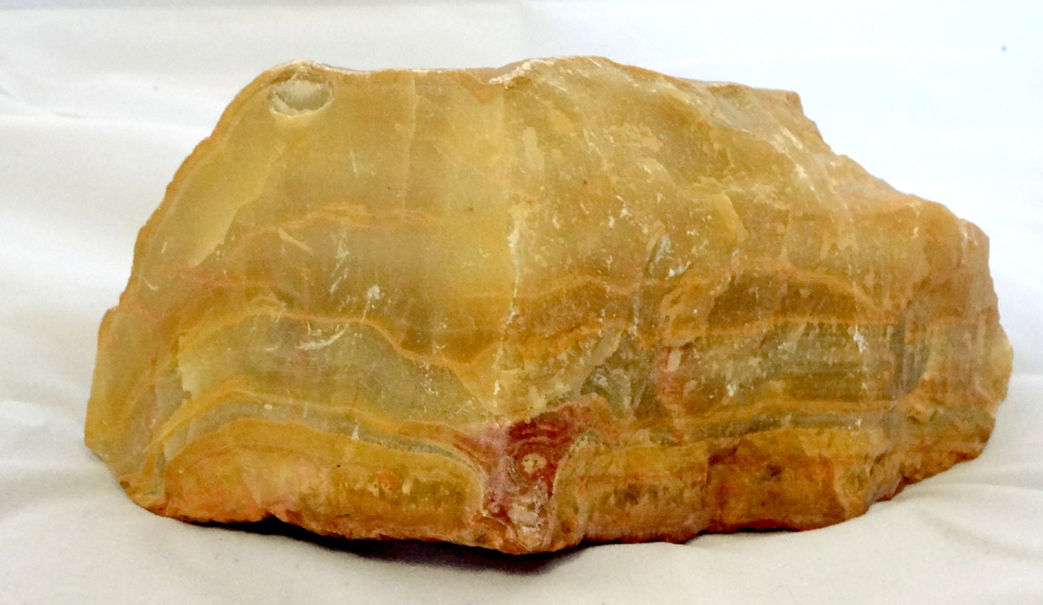 Onyx Calcite, 5 x 4 x 2 1/2 inches