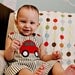 Red Car Applique Romper