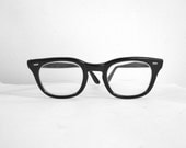 Black Wayfarer-Style Eye Frames / Bigger Eyeglasses/ Mad Men Sunglasses