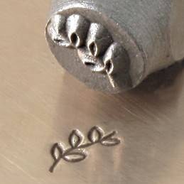 Lovely VINE - 6mm Metal Design Punch for Personalized Stamped Jewelry Blanks