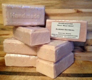 Handcrafted Goatmilk Soap...Almond Oatmeal