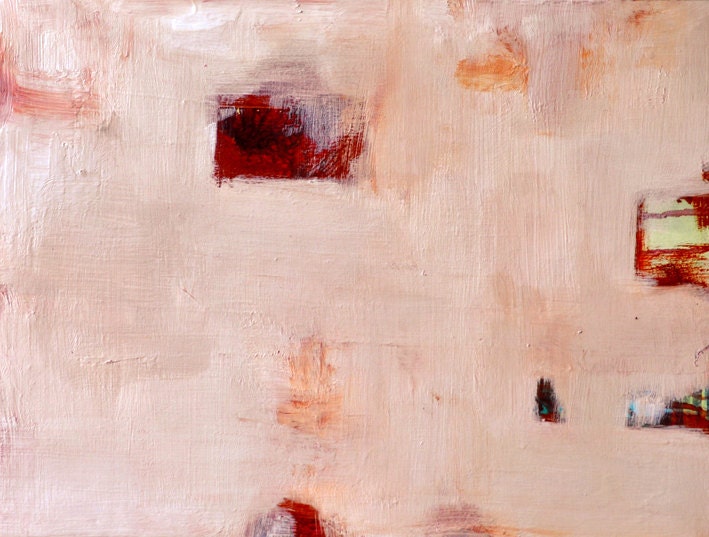 Window - original abstract oil painting 12x16 inch SALE 25% OFF