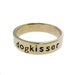 Personalized Gold Ring - 14K Solid Gold Name Ring - 5mm wide ring