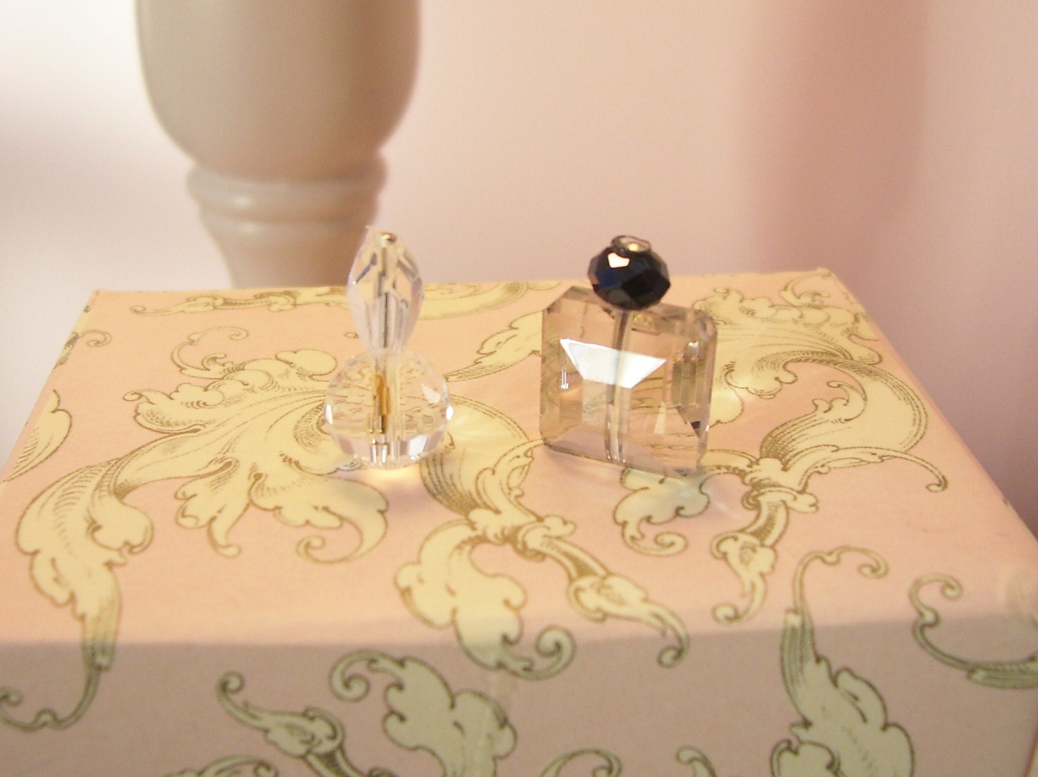 2 Miniature Doll House Perfume Bottles for your Blythe, Barbie, Livs, Tangkou, and Others