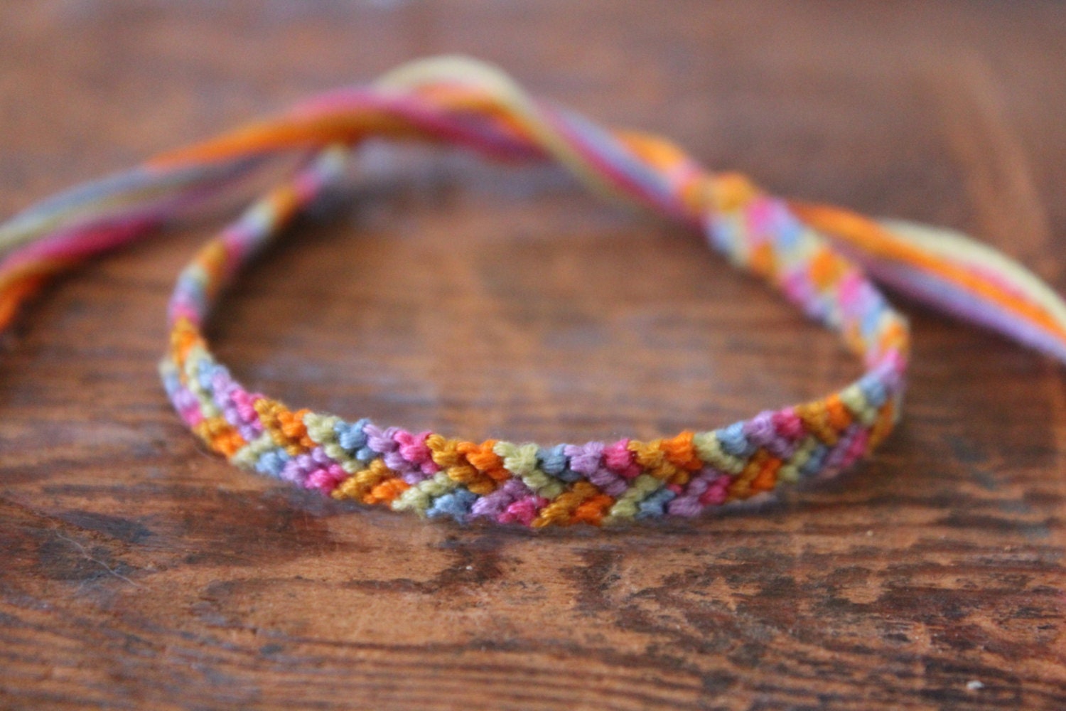 Spring Pastels Friendship Bracelet