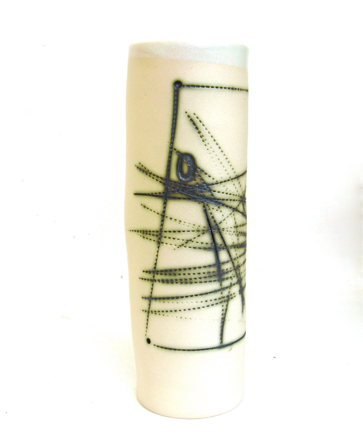 hand built porcelain vessel