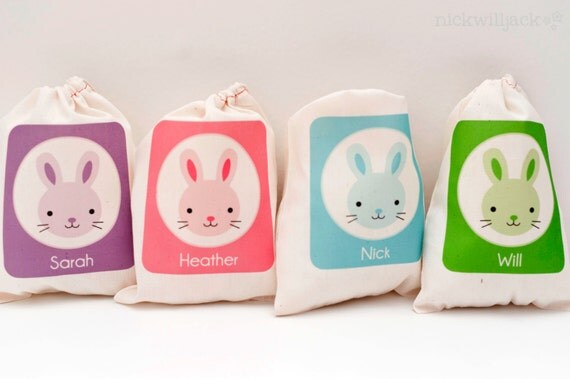 Easter Bunny Favor Bags Il_570xn