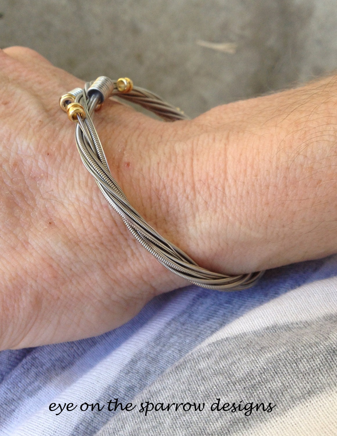 Project CF Guitar String Bracelet from Vaden Todd Lewis of The Toadies