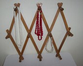 Accordion  Wood Peg Rack Large Size
