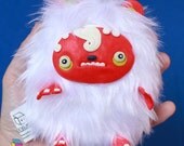 Cute Monster Polymer Clay Sculpture Kawaii Yeti Toy Plush - Creature Animal Character Creepy Cute Plush Pink sasquatch - Kriture n.74