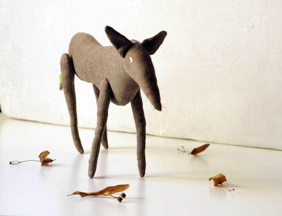 ADAM. Wolf. Soft sculpture