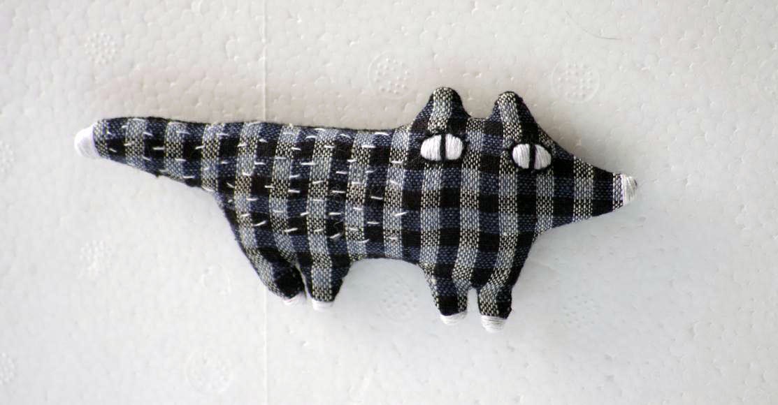 Fox brooch