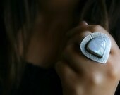 S.A.L.E. - The Comet's Journey - Moonstone Sterling Silver Ring