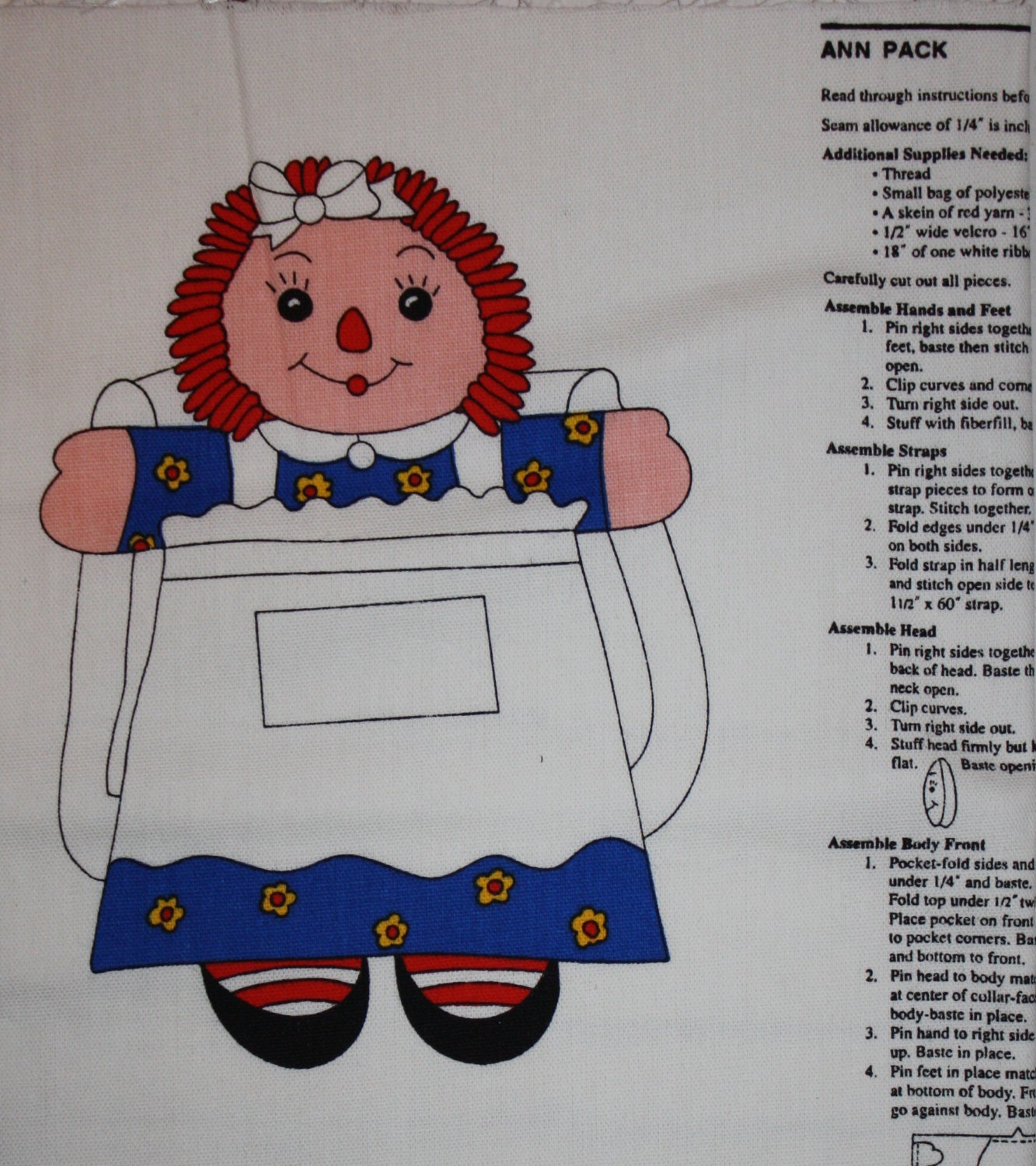 Beautiful Doll Backpack Kit