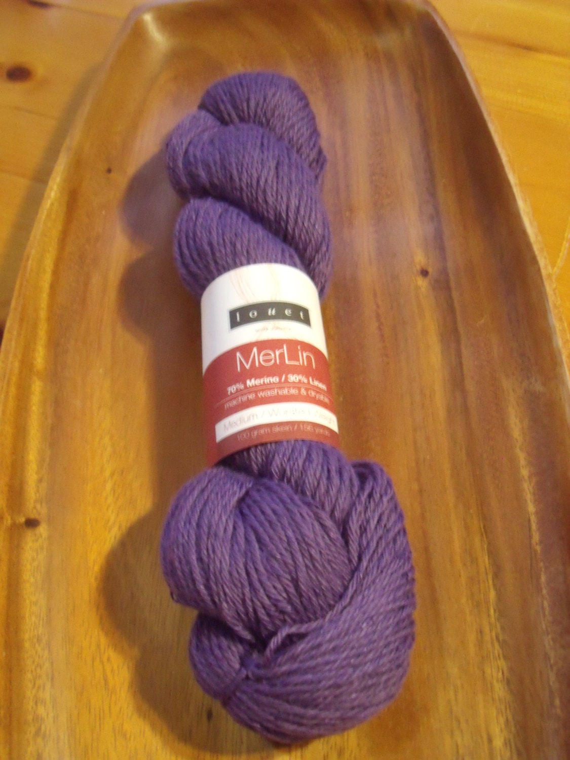 Louet Merlin Merino Linen Yarn Medium Worsted Weight