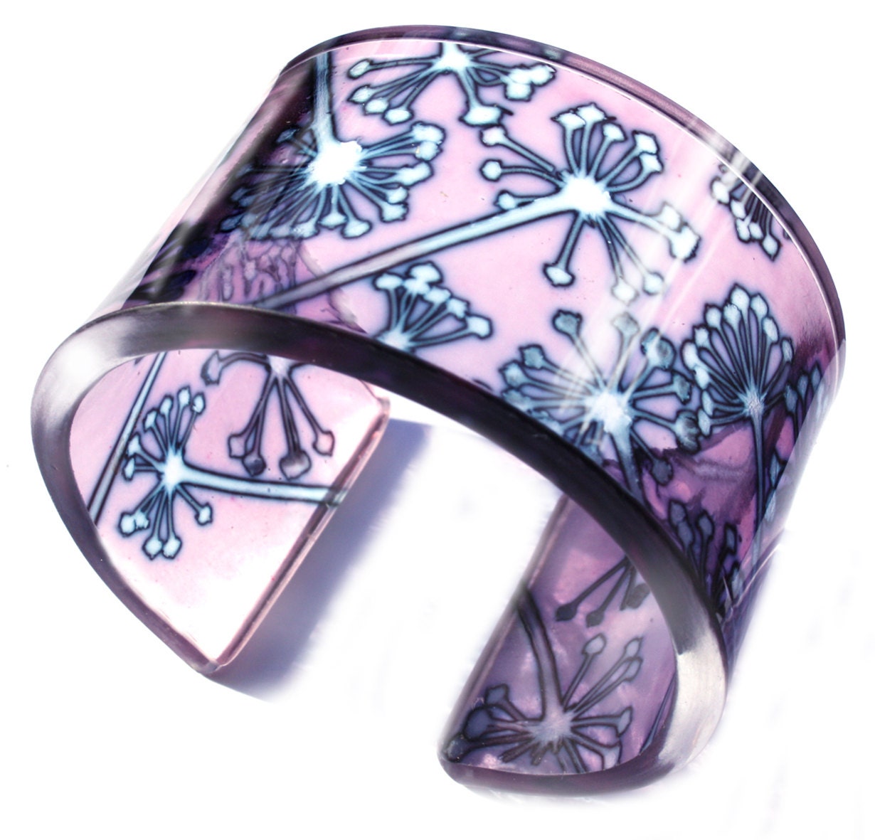 Nude' Pink Ivy Flower cuff