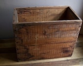 Wooden Industrial Crate Rustic