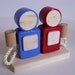 Mini Lalaloopsy-scale Doll Natural Wood Toy, Wooden Retro style Gas Pumps, Waldorf inspired