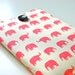 Chromebook Laptop Sleeve 11 inch Padded Laptop Cover - Pink Elephants