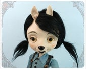 Alin - Werewolf Foreigner Art Doll by the Filigree - ooak Original Fairytale Art doll