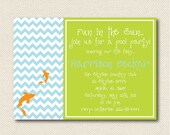 PRINTABLE Summer Swim Party Invite