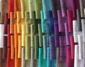 Hand Dyed and Felted Wool Fabric Number 3019B