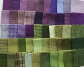 SALE Hand Dyed Felted Wool Scraps Bundle Number 309