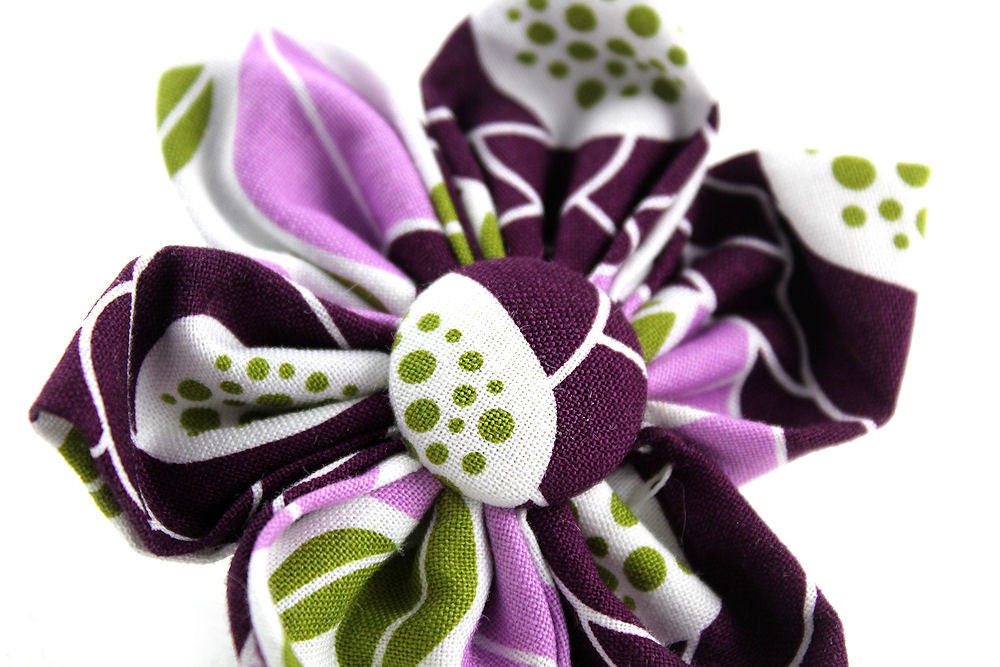 Lilac Floral Dog Collar Flower - Bloom in Lilac