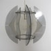 MOD 1960s lucite and string art PENDANT LAMP