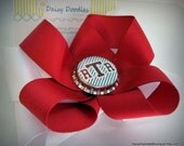 Alabama "RTR" Roll Tide Roll bottle cap hairbow