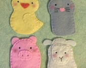 Spring Farm Animal Finger Puppets