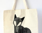 Fox Tote Bag by Gingiber