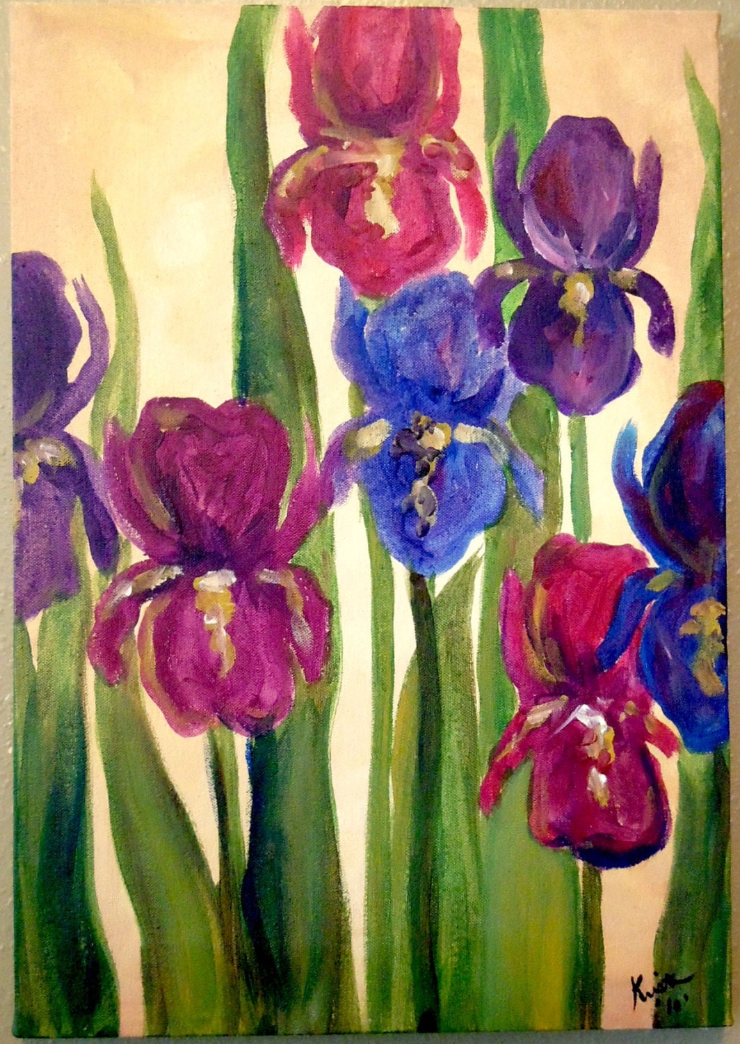 Field of Iris by Kristen Dougherty
